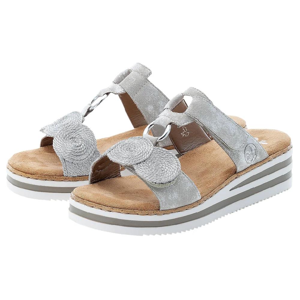 Rieker Pantolette Keilabsatz Sommerschuh Schlappen für den Sommer online kaufen Angebote