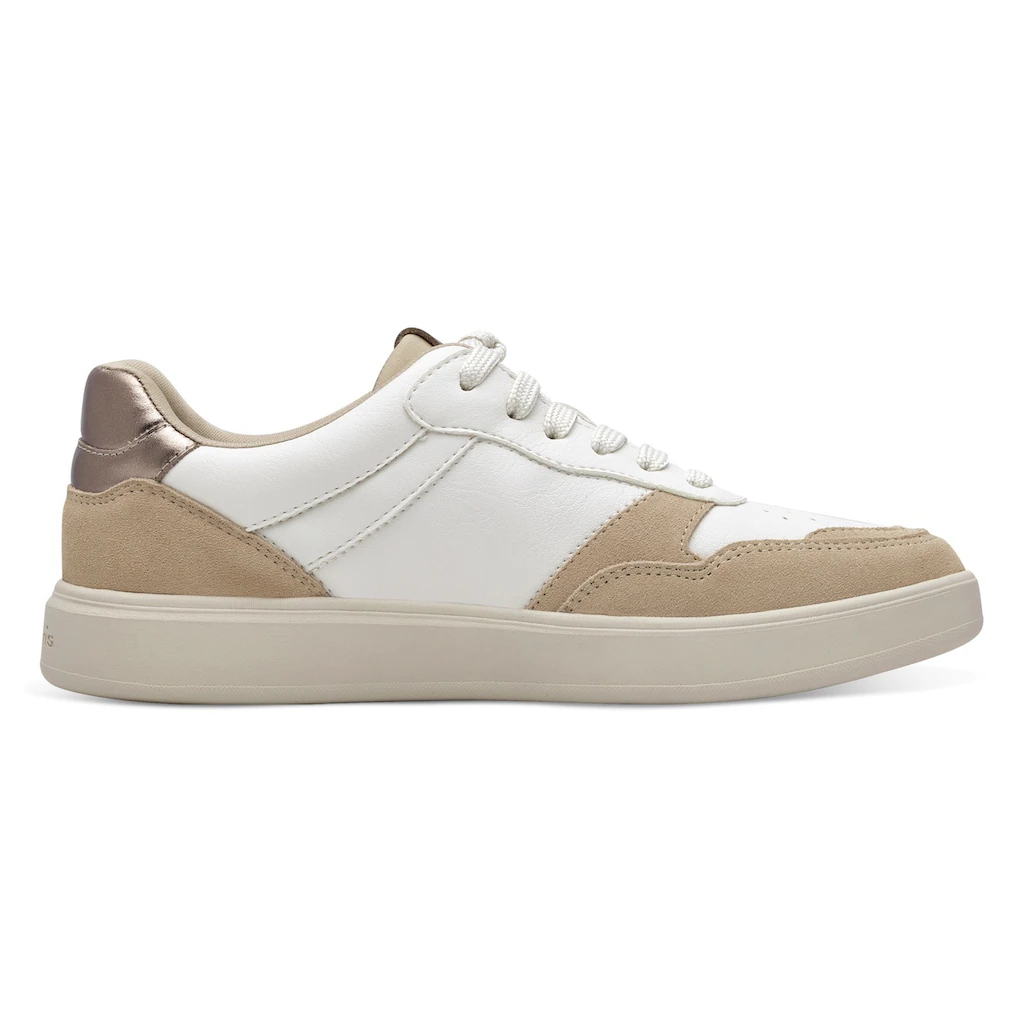 Tamaris Plateausneaker Freizeitschuh Halbschuh Schnürschuh mit Kontrastbesätzen kaufen Versandkostenfrei