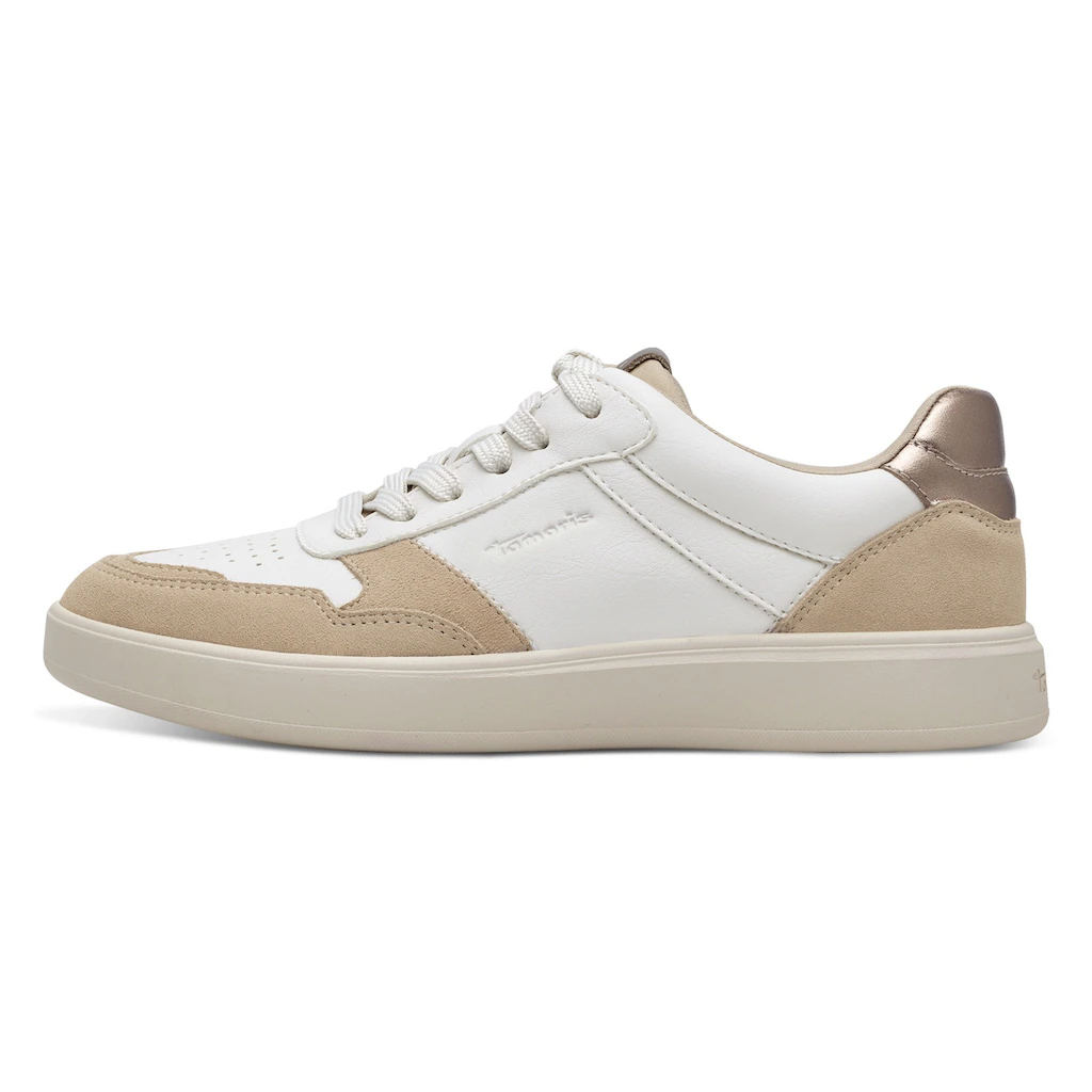 Tamaris Plateausneaker Freizeitschuh Halbschuh Schnürschuh mit Kontrastbesätzen kaufen Versandkostenfrei