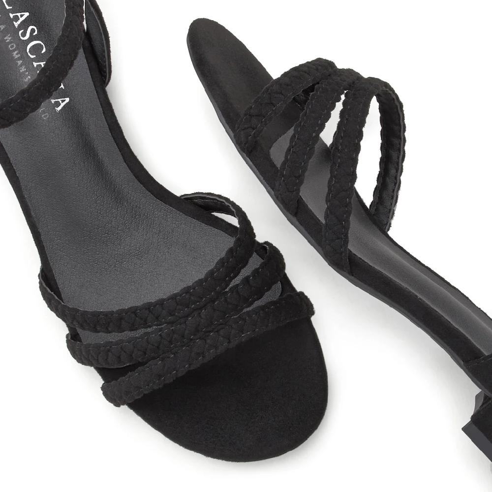 LASCANA Sandale Sandalette Sommerschuh mit geflochtenen Riemchen VEGAN kaufen Saisonschlussverkauf