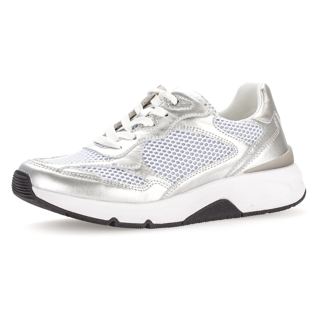 Gabor Rollingsoft Keilsneaker Freizeitschuh Halbschuh Schnürschuh mit gepolstertem Schaftrand online kaufen Super Sparpreis
