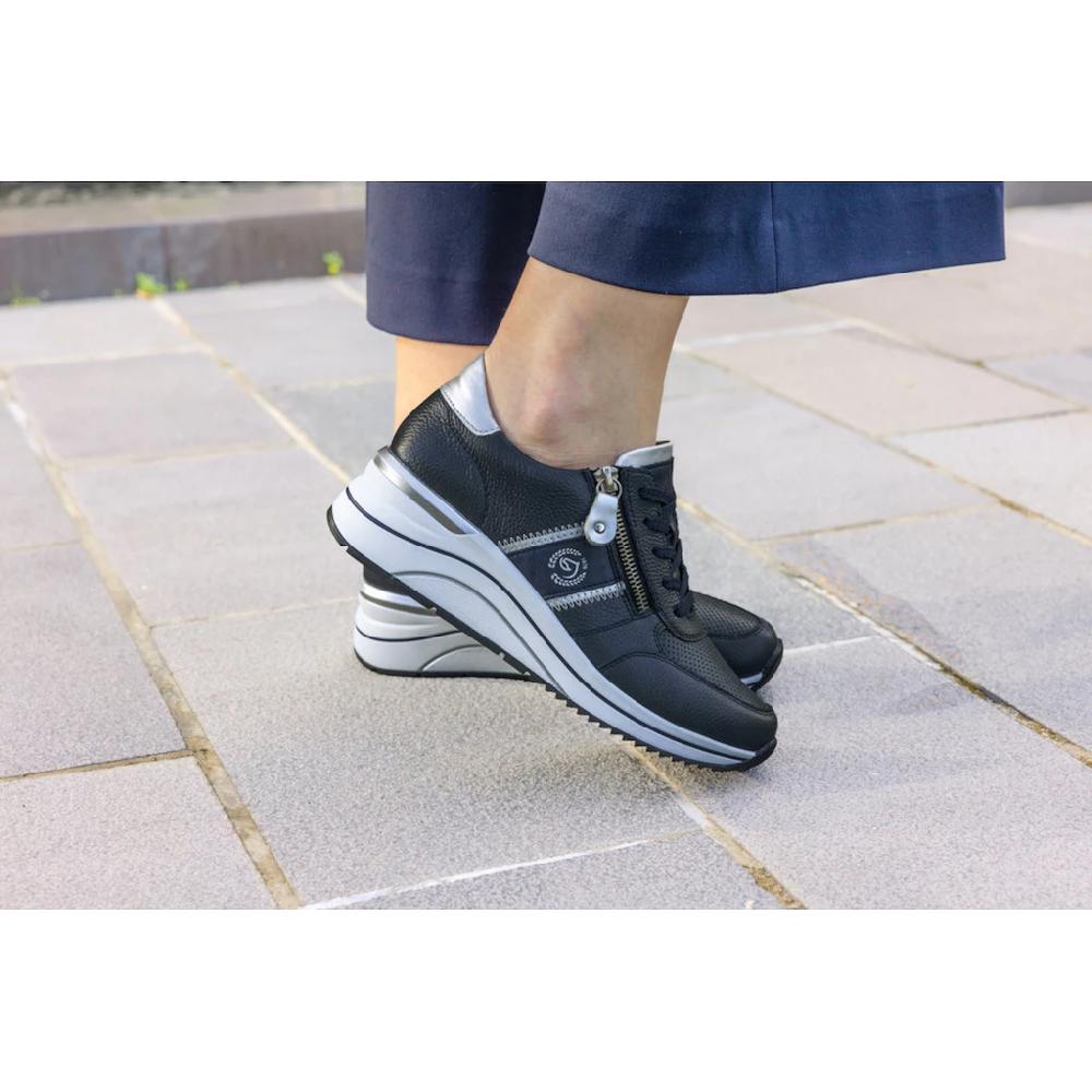 Remonte Keilsneaker Freizeitschuh Halbschuh Schnürschuh mit Metallic-Kontrastbesätzen kaufen JETZT KAUFEN