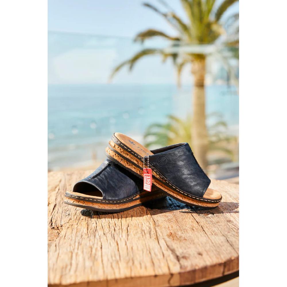 Rieker Pantolette Keilabsatz Sommerschuh 150 Jahre RIEKER Jubiläumsartikel kaufen Bis zu 55% Rabatt