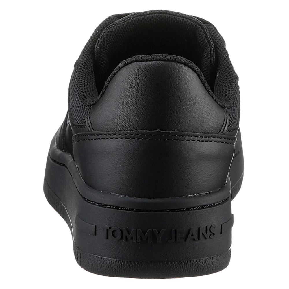 Tommy Jeans Plateausneaker »TJW RETRO BASKET ESS« Freizeitschuh Halbschuh Schnürschuh mit seitlicher Logoflagge online bestellen Fabrikladen
