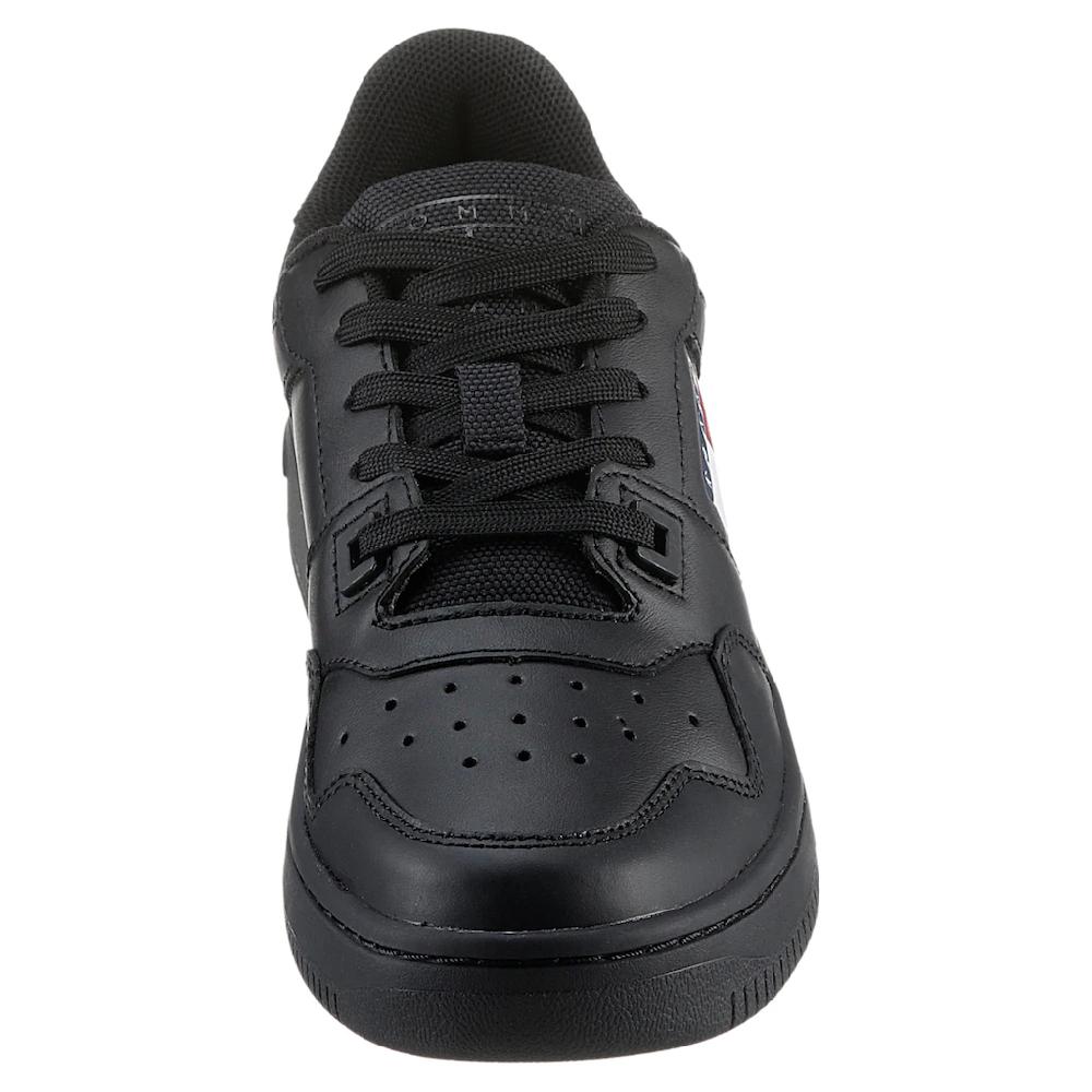 Tommy Jeans Plateausneaker »TJW RETRO BASKET ESS« Freizeitschuh Halbschuh Schnürschuh mit seitlicher Logoflagge online bestellen Fabrikladen