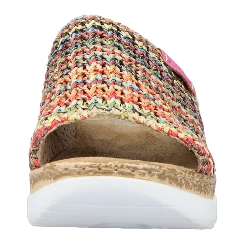 Rieker Pantolette Keilabsatz Sommerschuh Schlappen im Sommerlook online bestellen Hotsell