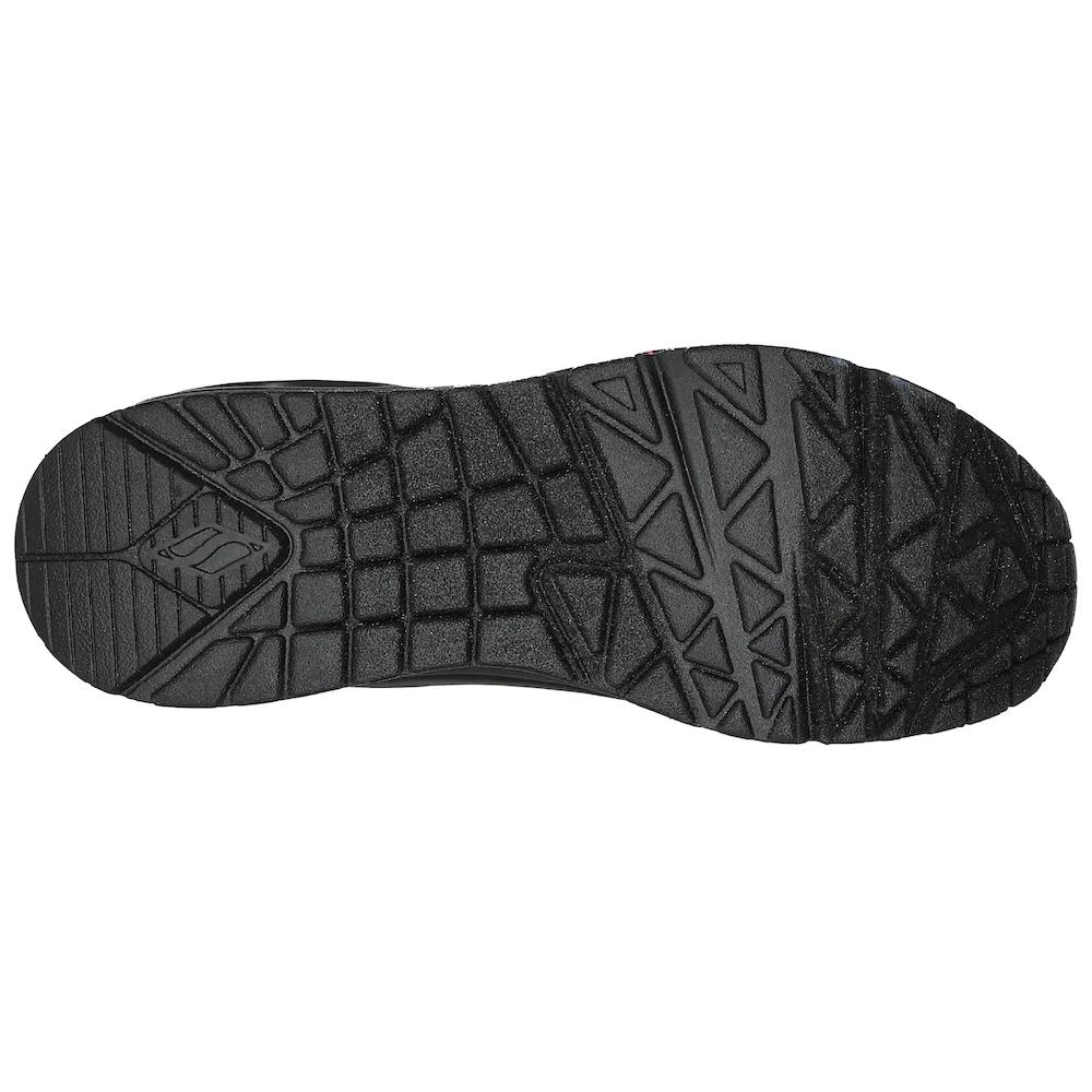 Skechers Sneaker »UNO DRIPPING IN LOVE« mit Herzen-Graffity-Print Freizeitschuh Halbschuh Schnürschuh bestellen Günstiger Verkauf