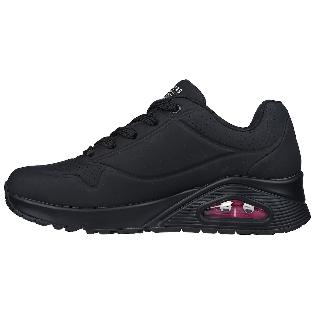 Skechers Sneaker »UNO DRIPPING IN LOVE« mit Herzen-Graffity-Print Freizeitschuh Halbschuh Schnürschuh bestellen Günstiger Verkauf