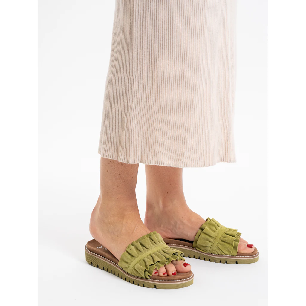 Ara Pantolette »KENT« Slides Flats Sandale mit geraffter Bandage Meist gekauft