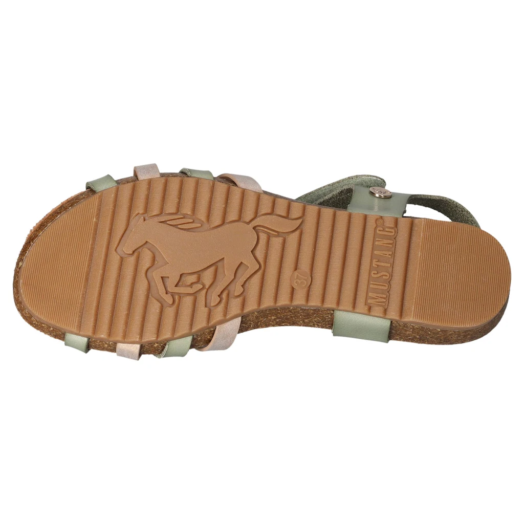 Mustang Shoes Riemchensandale Sommerschuh Sandalette Klettschuh mit Klettverschluss-Riemchen bestellen Blitzverkäufe