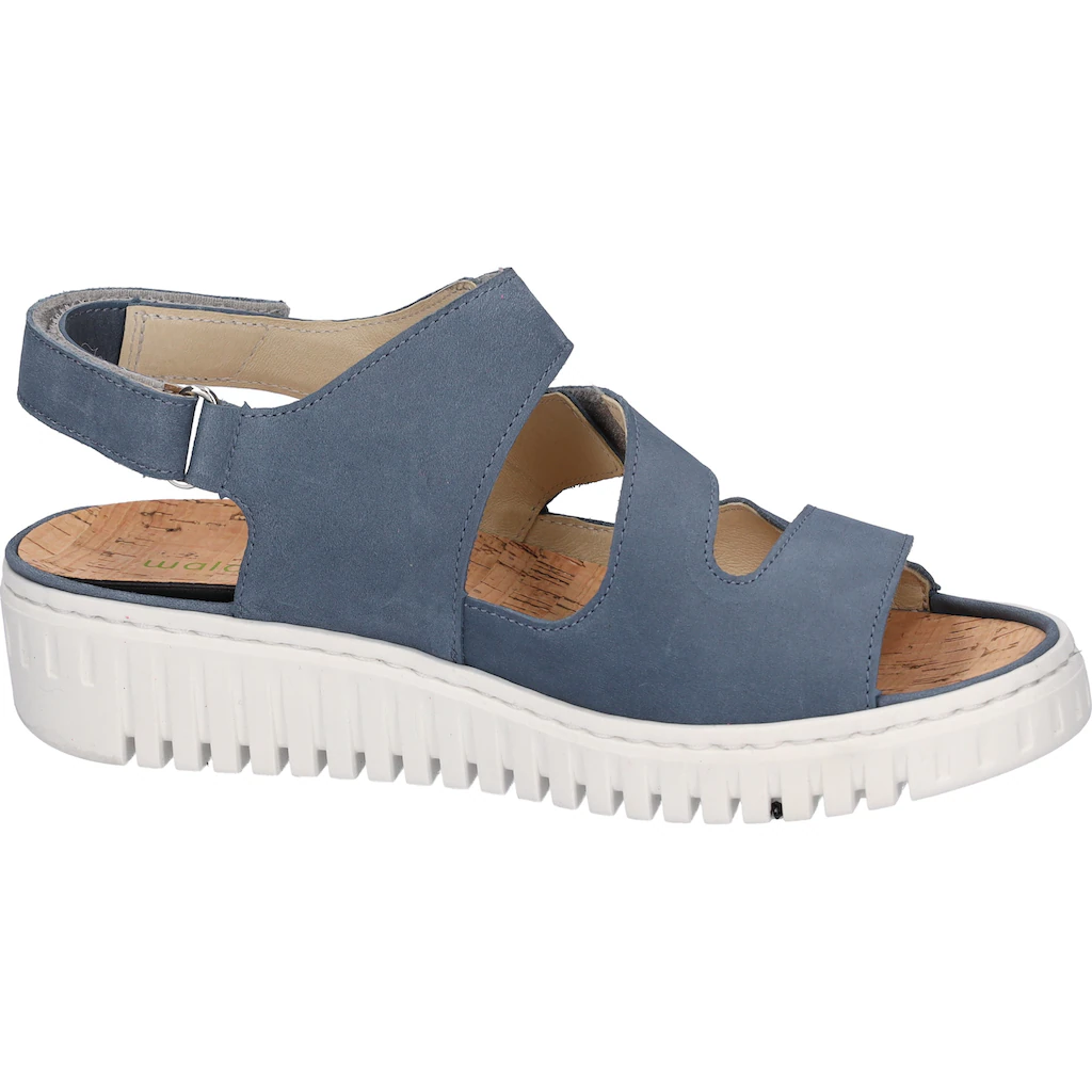 Waldläufer Keilsandalette »H-Willow« Sommerschuh Sandale Keilabsatz mit Kork-Fußbett Weite H online kaufen Rabatt
