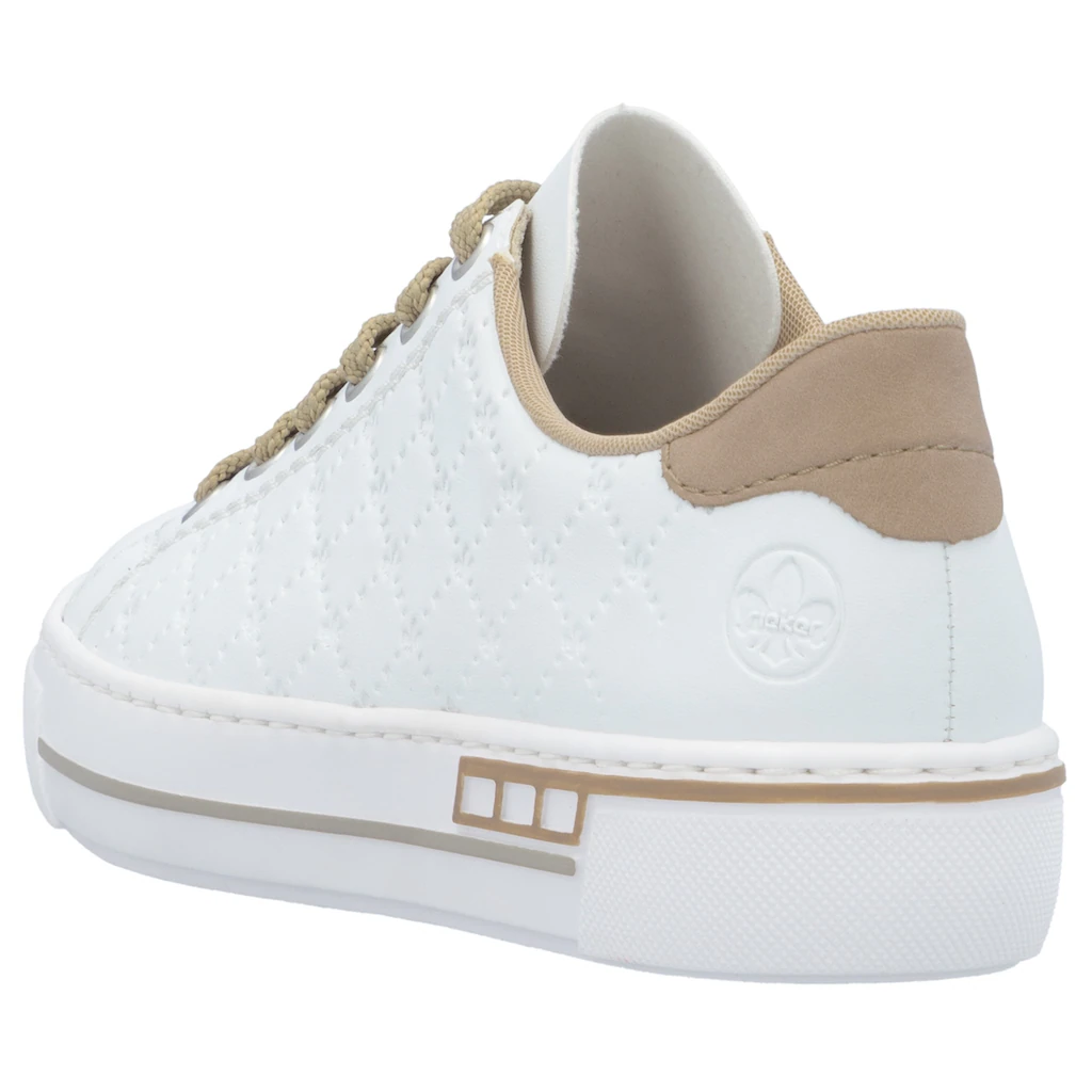 Rieker Plateausneaker harmonischen Kontrastdetails Freizeitschuh Halbschuh Schnürschuh online kaufen Großer Ausverkauf