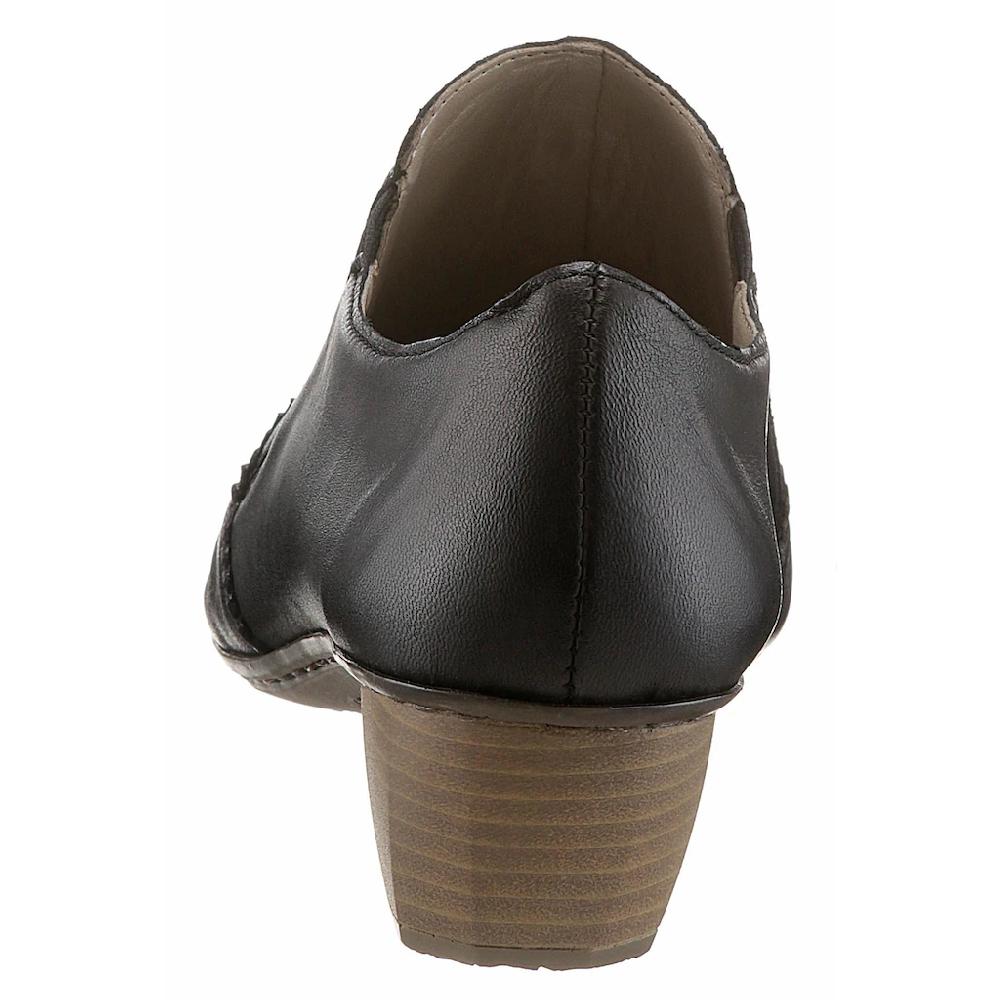 Rieker Hochfrontpumps Abendschuh Trichterabsatz Festtagsschuh mit Stretcheinsätzen online kaufen Flash Sale
