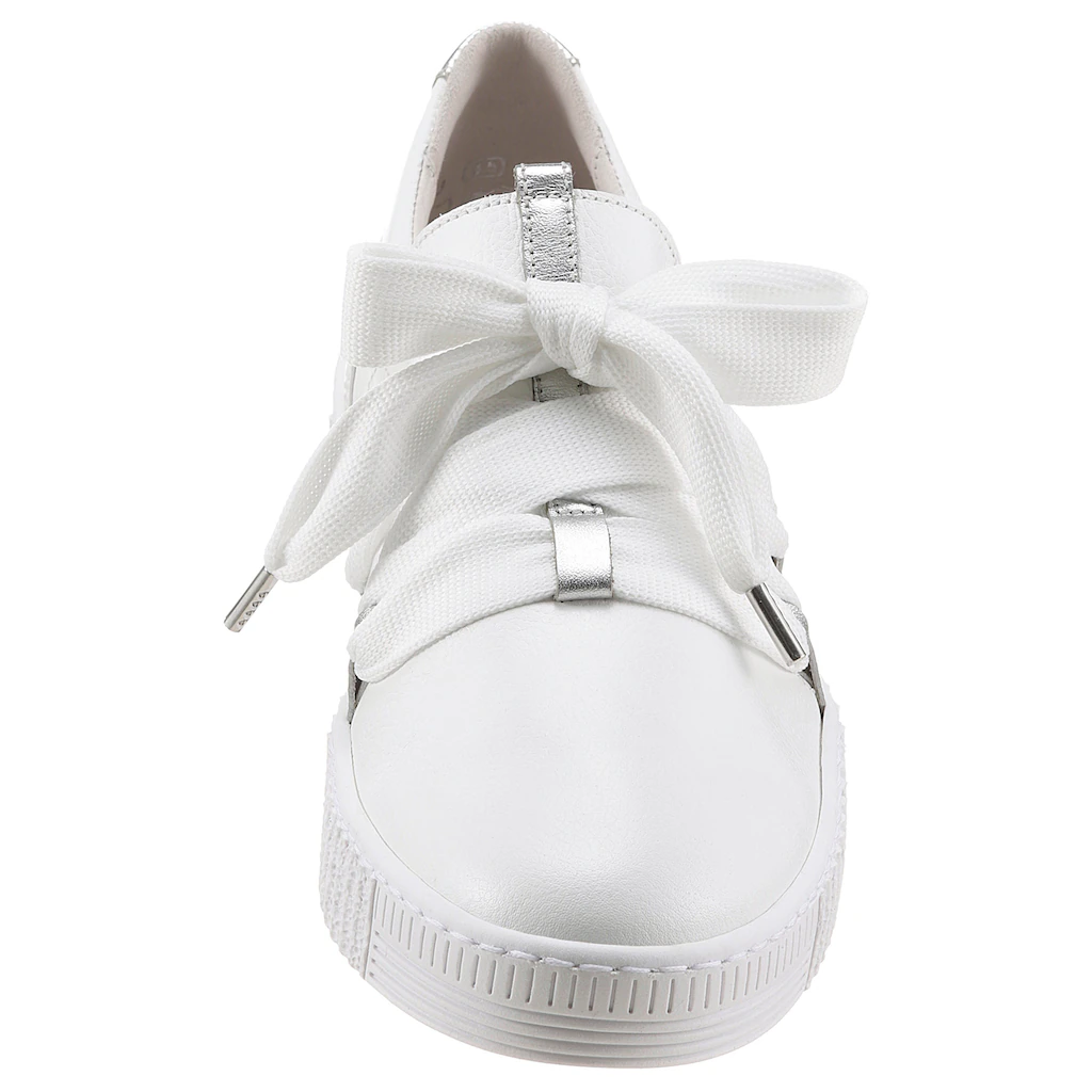 Gabor Slip-On Sneaker Schnürschuh Halbschuh Slipper mit aufgesetzter Zierschnürung Valentinstagsangebot