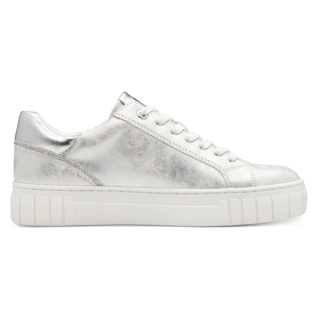 MARCO TOZZI Plateausneaker Freizeitschuh Halbschuh Schnürschuh mit unterlegtem Lochmuster bestellen Zeitlich begrenztes Angebot