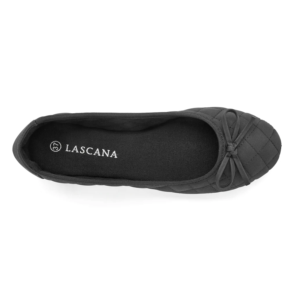 LASCANA Ballerina mit Schleifenapplikation VEGAN online bestellen Wochenangebot