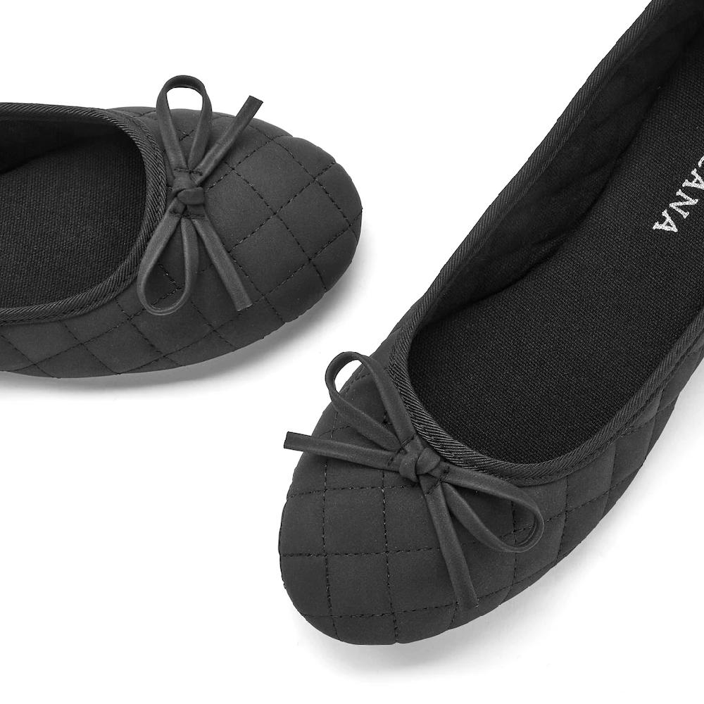 LASCANA Ballerina mit Schleifenapplikation VEGAN online bestellen Wochenangebot