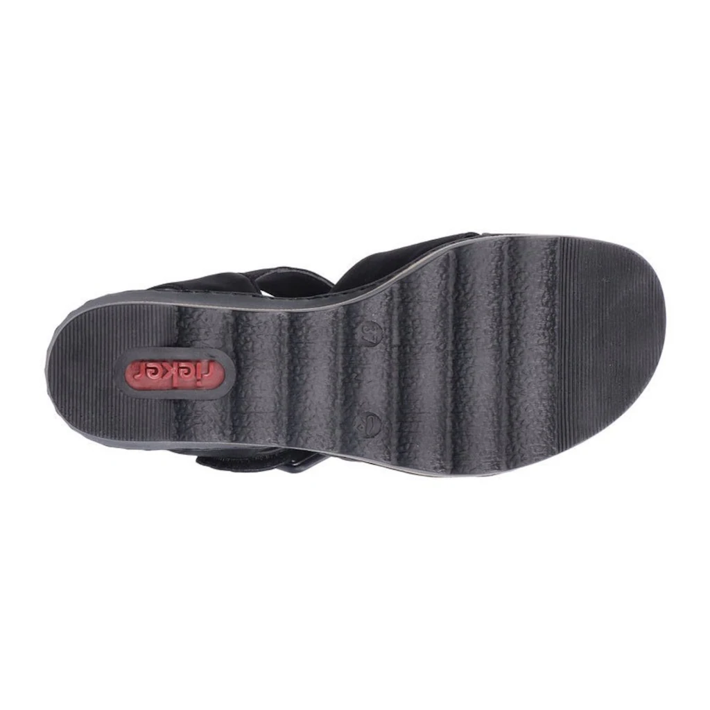 Rieker Keilsandalette Sommerschuh Sandale Keilabsatz mit gekreuzten Bandagen bestellen JETZT KAUFEN