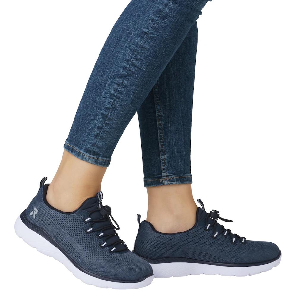 RIEKER Sport Slip-On Sneaker Schlupfschuh Halbschuh Freizeitsneaker mit MemoSoft-Ausstattung ▷ für Letzter Tag