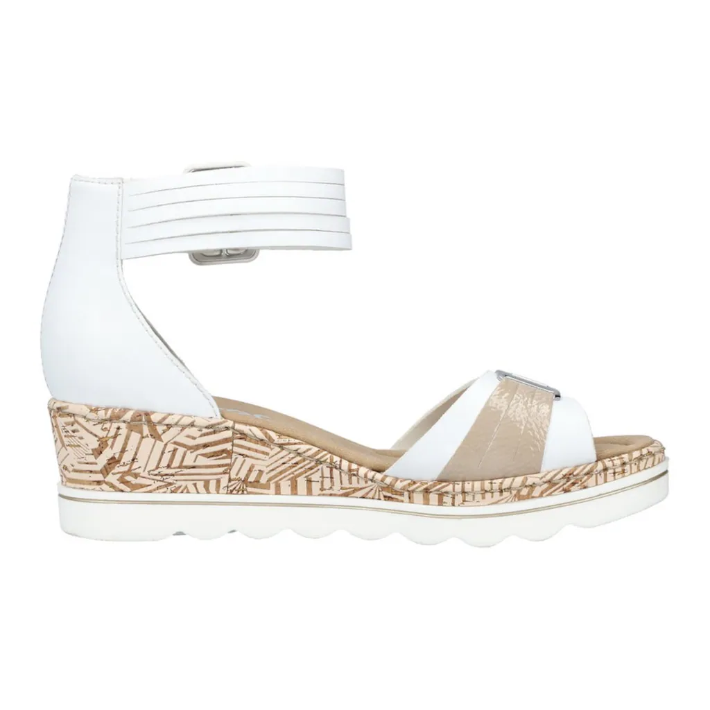 Rieker Keilsandalette Sommerschuh Sandale Keilabsatz mit Print an der Laufsohle online kaufen Bis zu 55% Rabatt