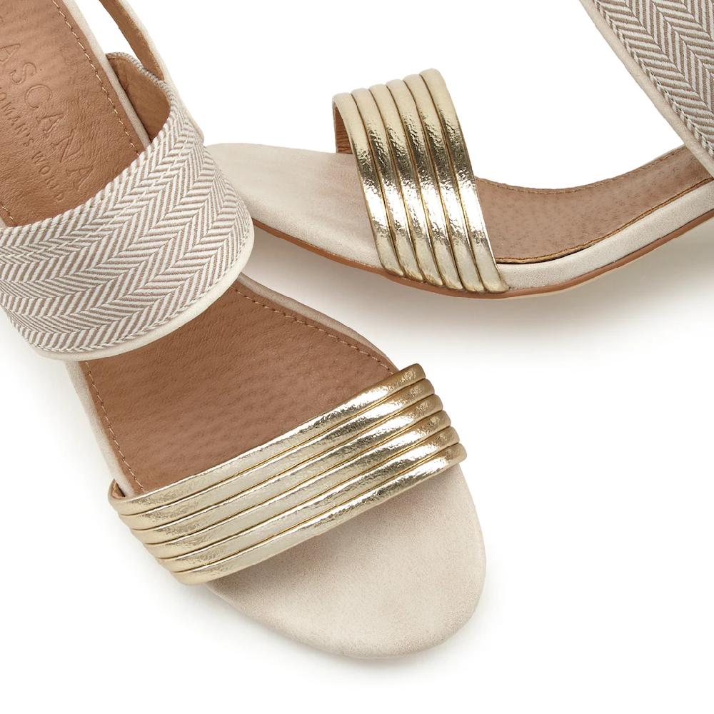 LASCANA Riemchensandalette Sandale Sommerschuh mit Blockabsatz VEGAN bestellen Osterangebot