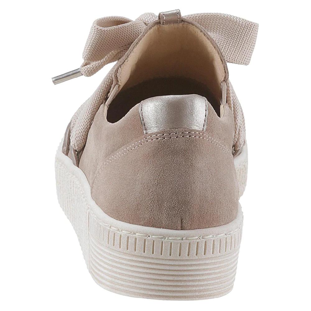 Gabor Plateausneaker Schnürschuh Halbschuh Slipper mit aufgesetzter Zierschnürung Vatertagsangebot