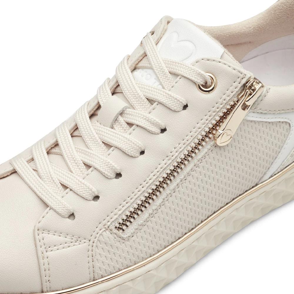 MARCO TOZZI Plateausneaker Freizeitschuh Halbschuh Schnürschuh mit seitlichem Reißverschluss kaufen Kauf eins, bekomm eins gratis