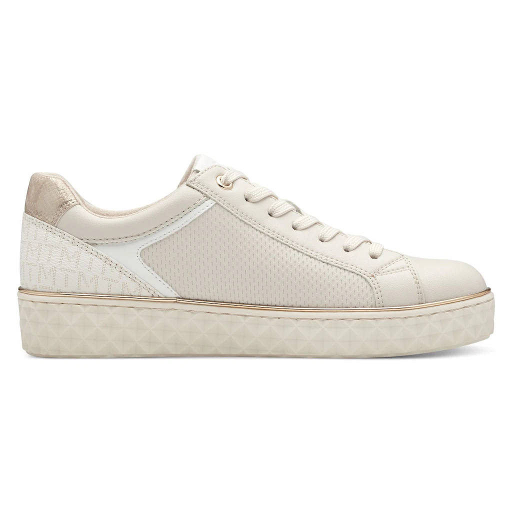 MARCO TOZZI Plateausneaker Freizeitschuh Halbschuh Schnürschuh mit seitlichem Reißverschluss kaufen Kauf eins, bekomm eins gratis