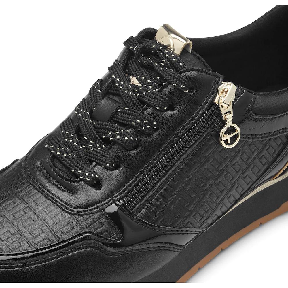 Tamaris Plateausneaker Freizeitschuh Halbschuh Schnürschuh mit dezenten Metallic-Details online bestellen Neueste Stile