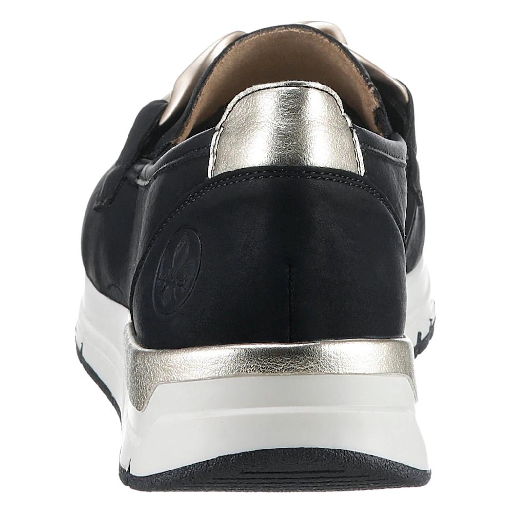 Rieker Slip-On Sneaker Slipper Freizeitschuh mit herausnehmbarer Innensohle ▷ für Letzter Tag