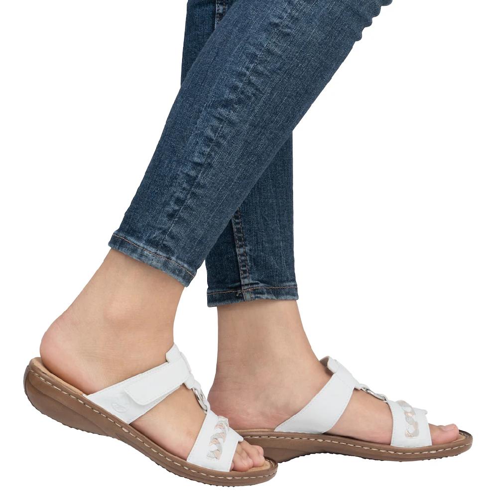 Rieker Pantolette Keilabsatz Sommerschuh Schlappen in sommerlicher Optik online kaufen 2025