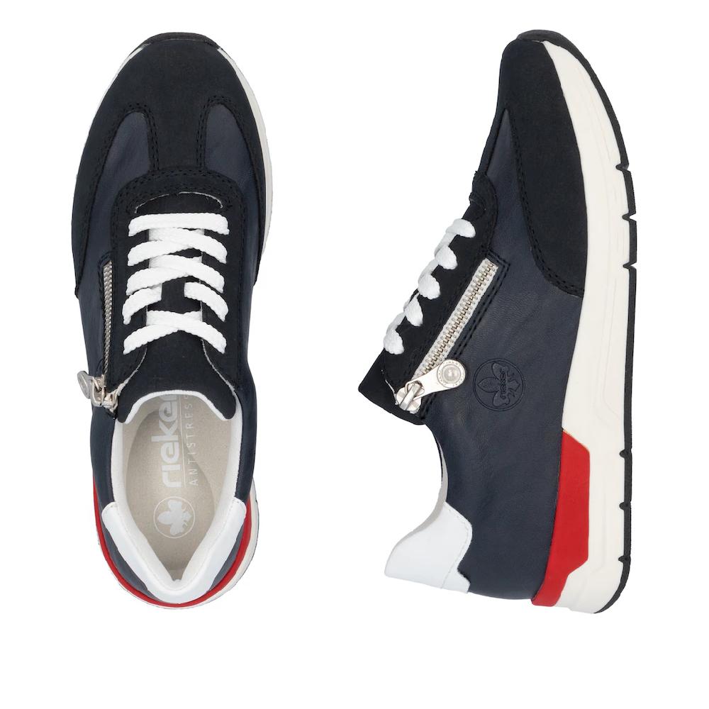 Rieker Keilsneaker Halbschuh Freizeitschuh Schnürschuh mit seiltichem Reißverschluss online bestellen Hotsell