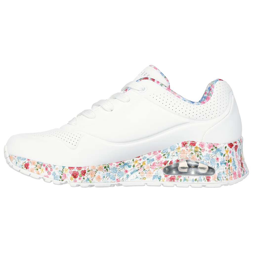 Skechers Sneaker »UNO-MAJESTIC GARDEN« Keilsneaker Plateausneaker mit bedruckter Sohle Blitzverkäufe