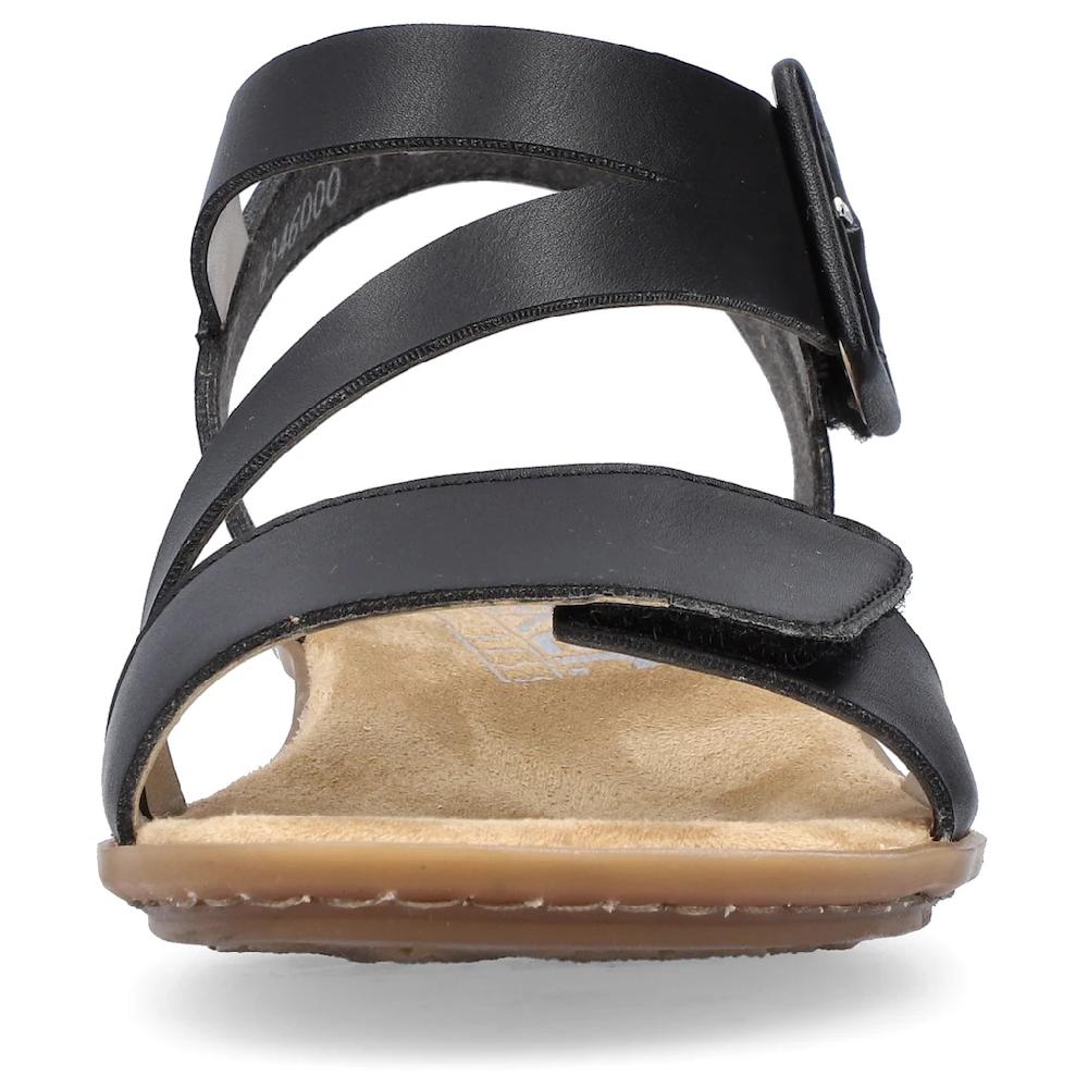 Rieker Sandalette Sommerschuh Sandale Keilabsatz mit Klett kaufen Fabrikpreis