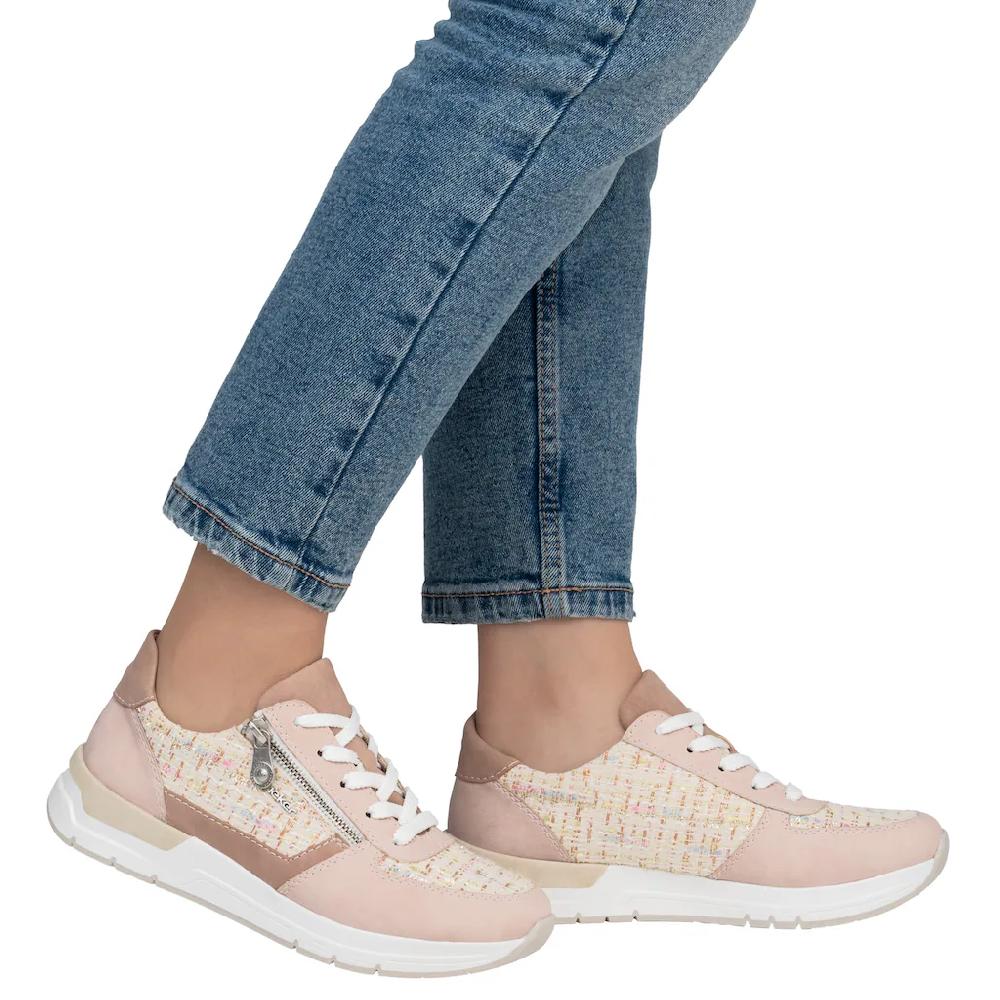 Rieker Keilsneaker Halbschuh Freizeitschuh Casual-Schnürschuh im Materialmix kaufen Günstig kaufen