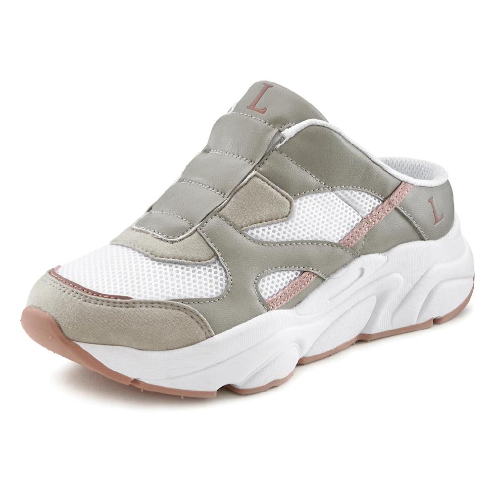 LASCANA Slip-On Sneaker mit Chunky Sohle Sabot Clog Freizeitschuh ▷ für Blitzangebot