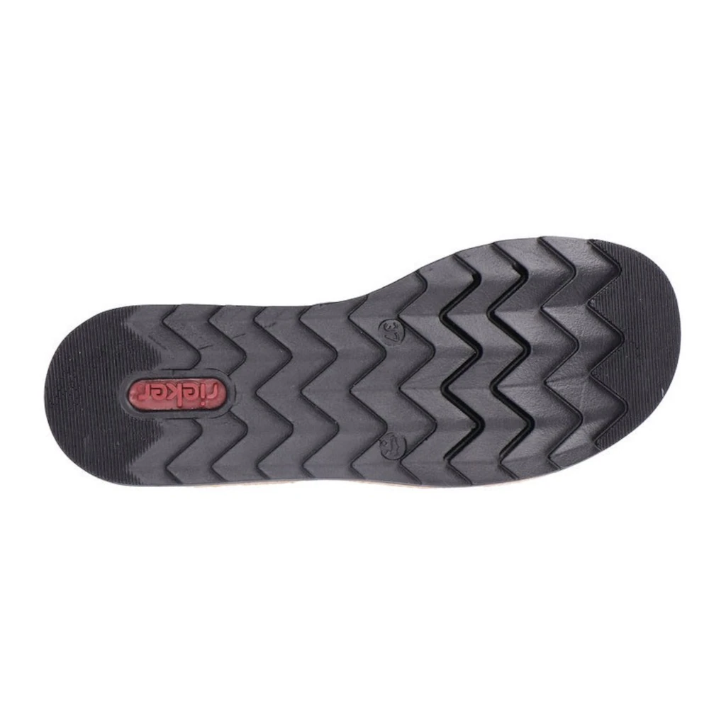 Rieker Pantolette Keilabsatz Sommerschuh Schlappen mit Bastumrahmung bestellen Sonderangebote