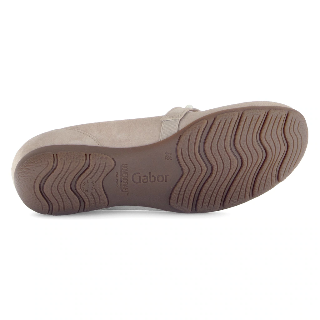 Gabor Riemchenballerina Businesschuh Kettschuh mit Hovercraft-Luftkammer-Laufsohle Zeitbegrenzte Promotion