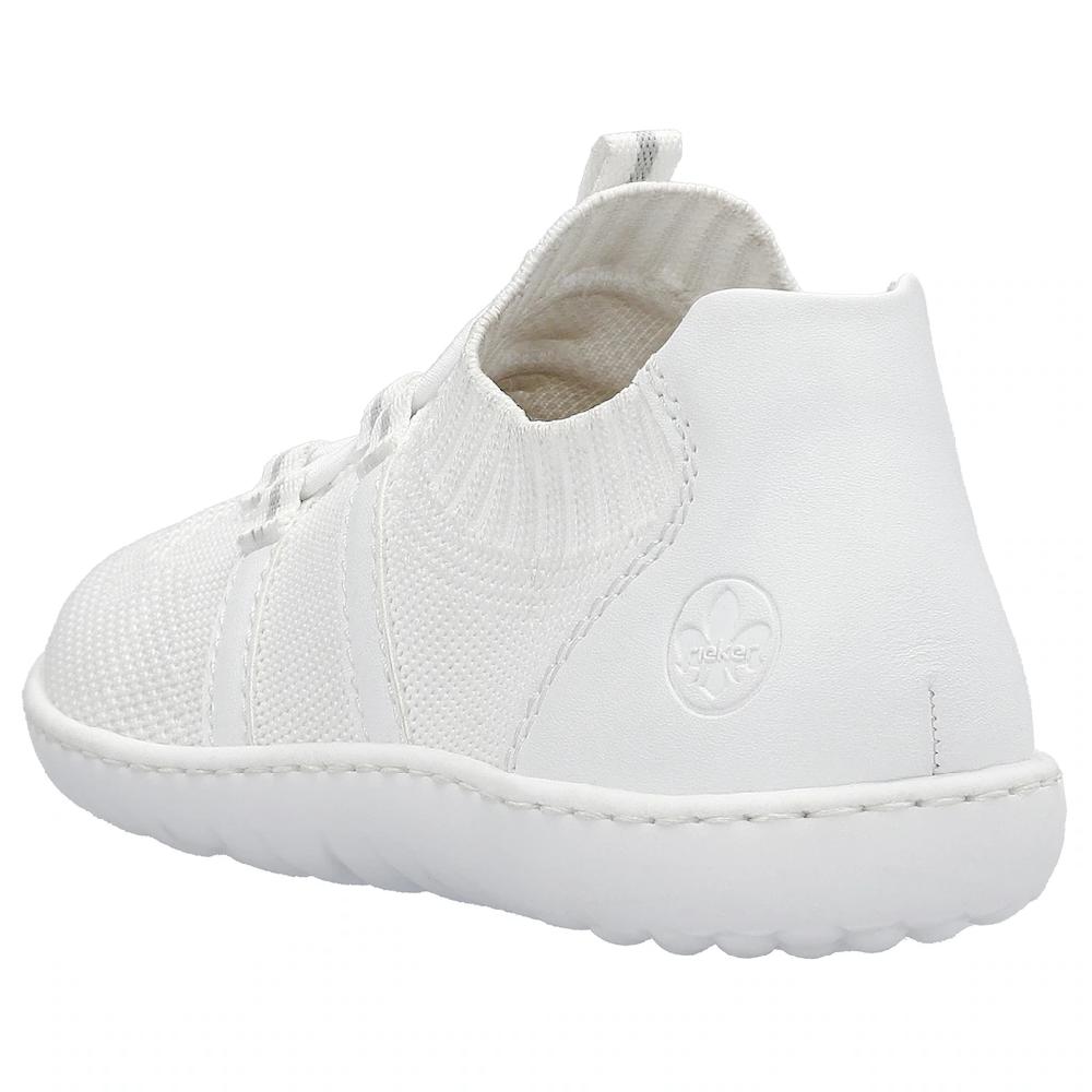 Rieker Slip-On Sneaker »Barfußschuh« Slipper Freizeitschuh Halbschuh mit elastischem Strickschaft online kaufen Bis zu 65% Rabatt