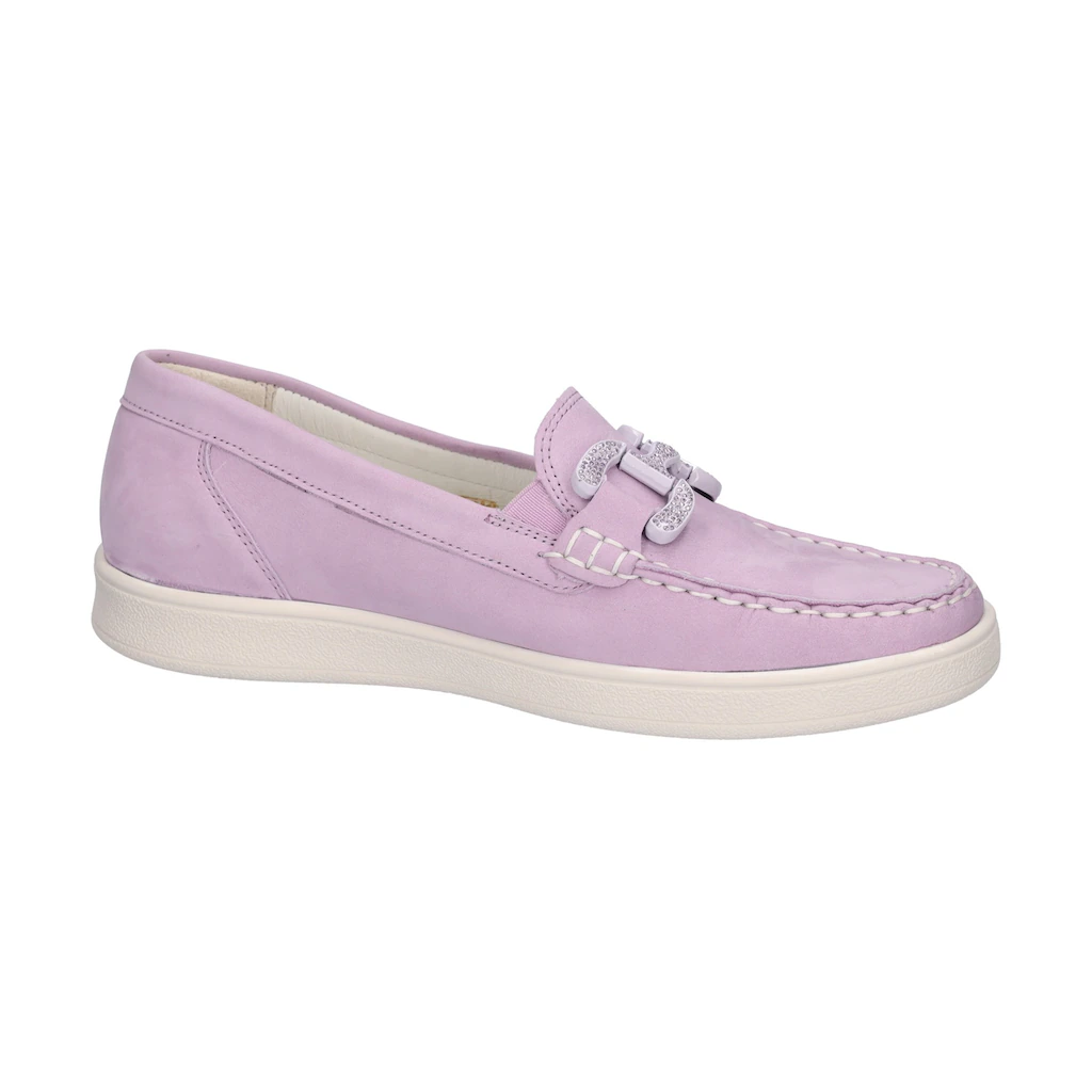 Waldläufer Mokassin »H-DAISY« Slipper Bequemschuh Schlupfschuh H-Weite mit Strass-Steinchen Super Rabatt