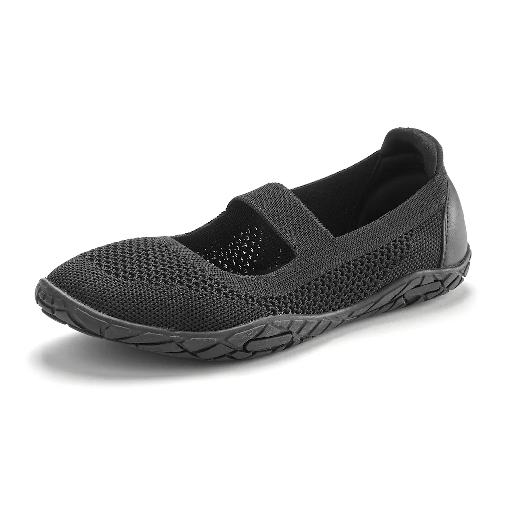 LASCANA Sneaker Ballerinas »Riemchenballerina Slip-On-Sneaker« Freizeitschuh Slipper Halbschuh superleicht flexible Sohle VEGAN bestellen Kostenloser Versand international