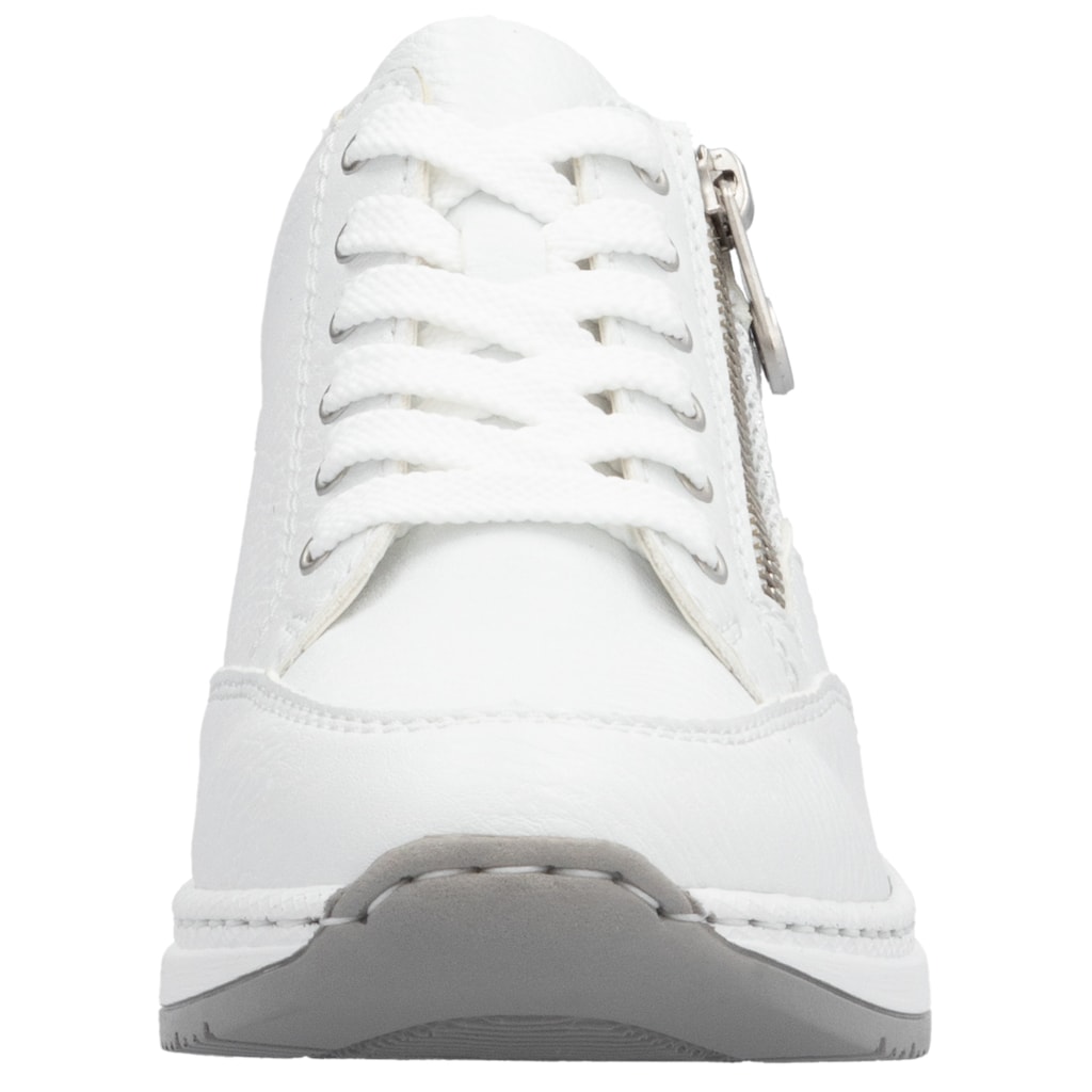Rieker Keilsneaker Schnürschuh Halbschuh Sneaker mit loser Einlage schmale Form ▷ für Im Verkauf