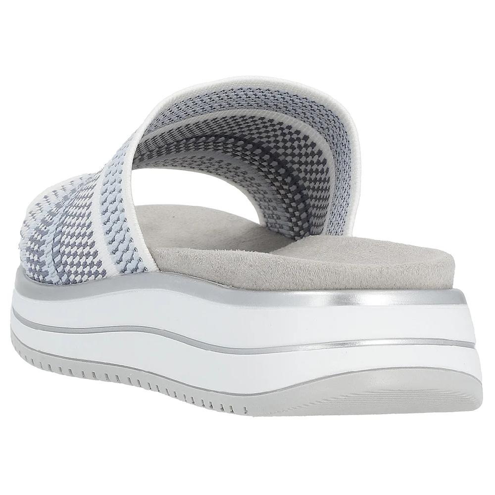 Remonte Pantolette Keilabsatz Sommerschuh Schlappen mit praktischem Gummizug ▷ für Sonderangebot
