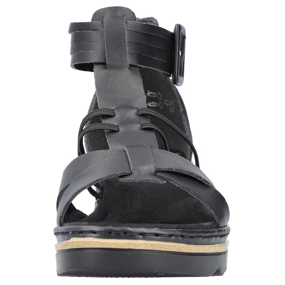 Rieker Keilsandalette Sommerschuh Sandale Keilabsatz mit Klettverschluss-Riemchen kaufen Versandkostenfrei
