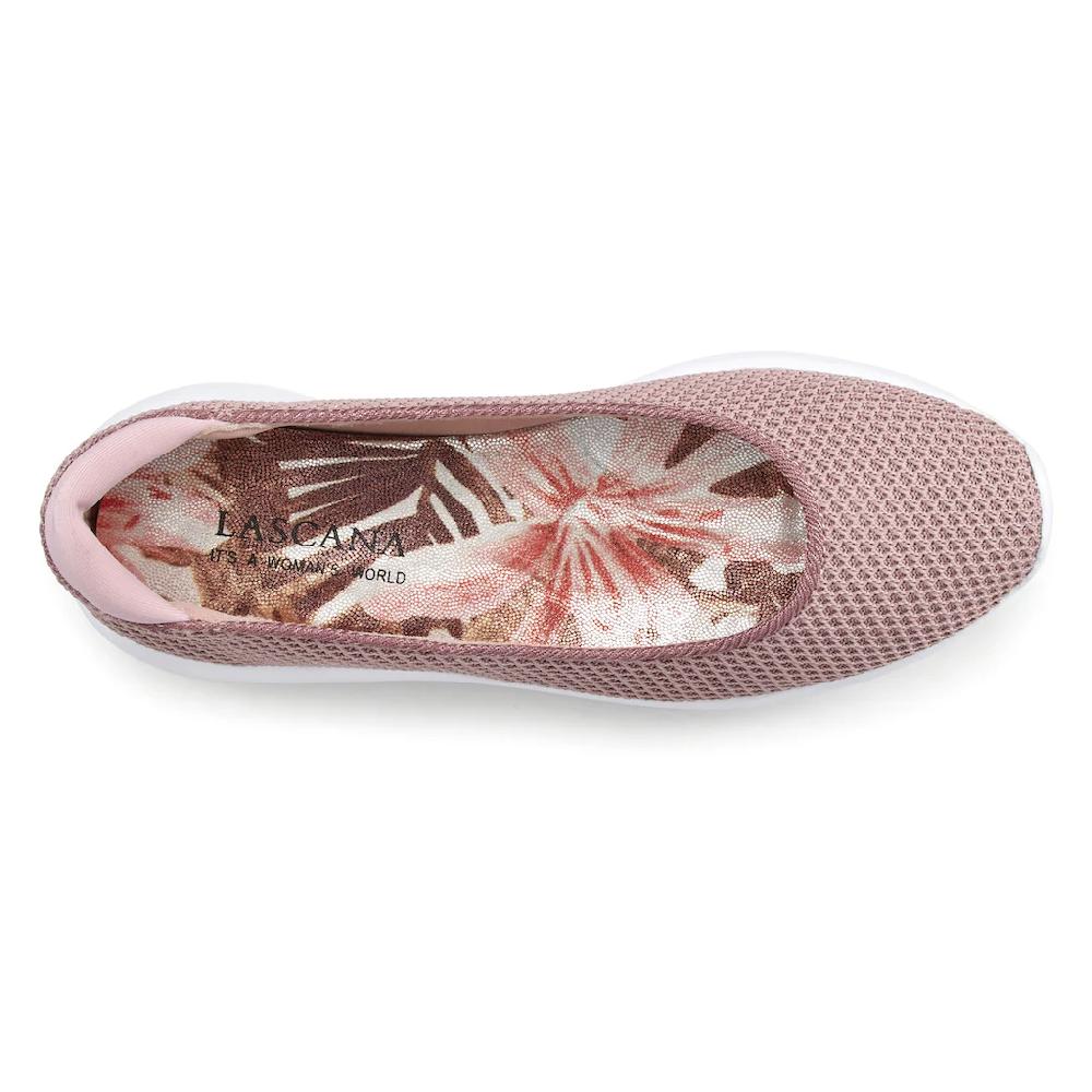 LASCANA Ballerina »Sneaker Ballerinas « Freizeitschuh Slipper Halbschuh Sneaker Slip-In leichte Mesh-Optik kaufen Saisonale Angebote