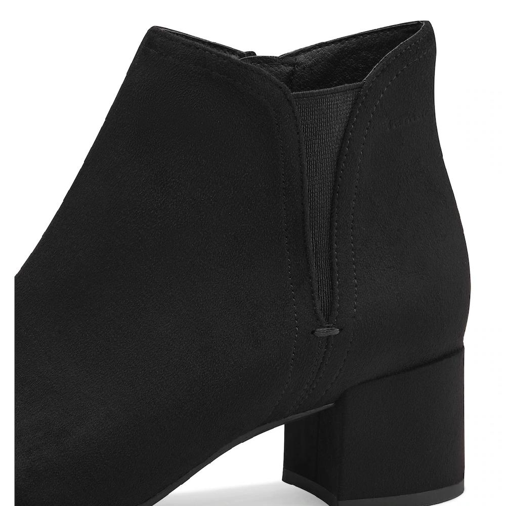 Tamaris Stiefelette Blockabsatz Businessschuh Ankleboots mit Stretcheinsatz online kaufen Räumungsverkauf