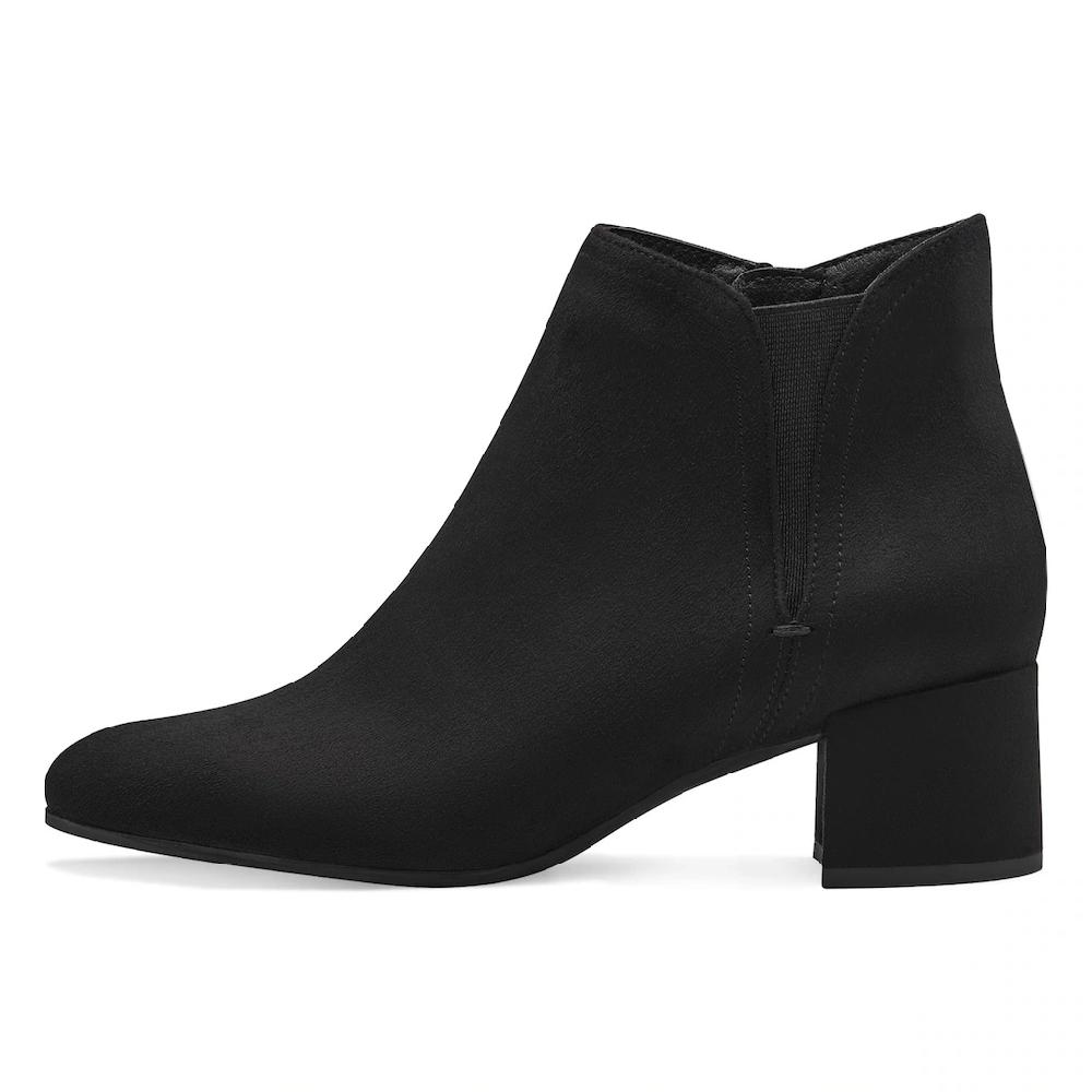 Tamaris Stiefelette Blockabsatz Businessschuh Ankleboots mit Stretcheinsatz online kaufen Räumungsverkauf