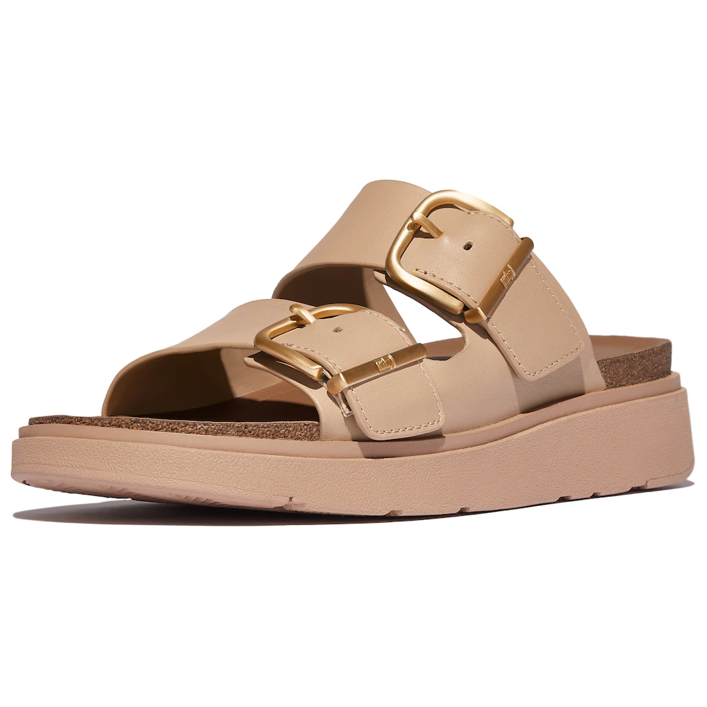 Fitflop Pantolette »GEN-FF« Keilabsatz Sommerschuh Schlappen mit Microwobbleboard-Innensohle Kauf eins, bekomm eins gratis