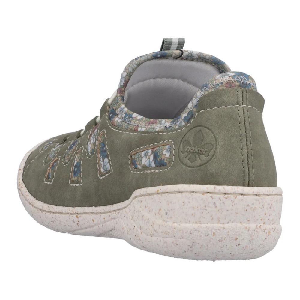 Rieker Slip-On Sneaker Slipper Schlupfschuh Freizeitschuh mit Blumendruck online bestellen Wochenangebot