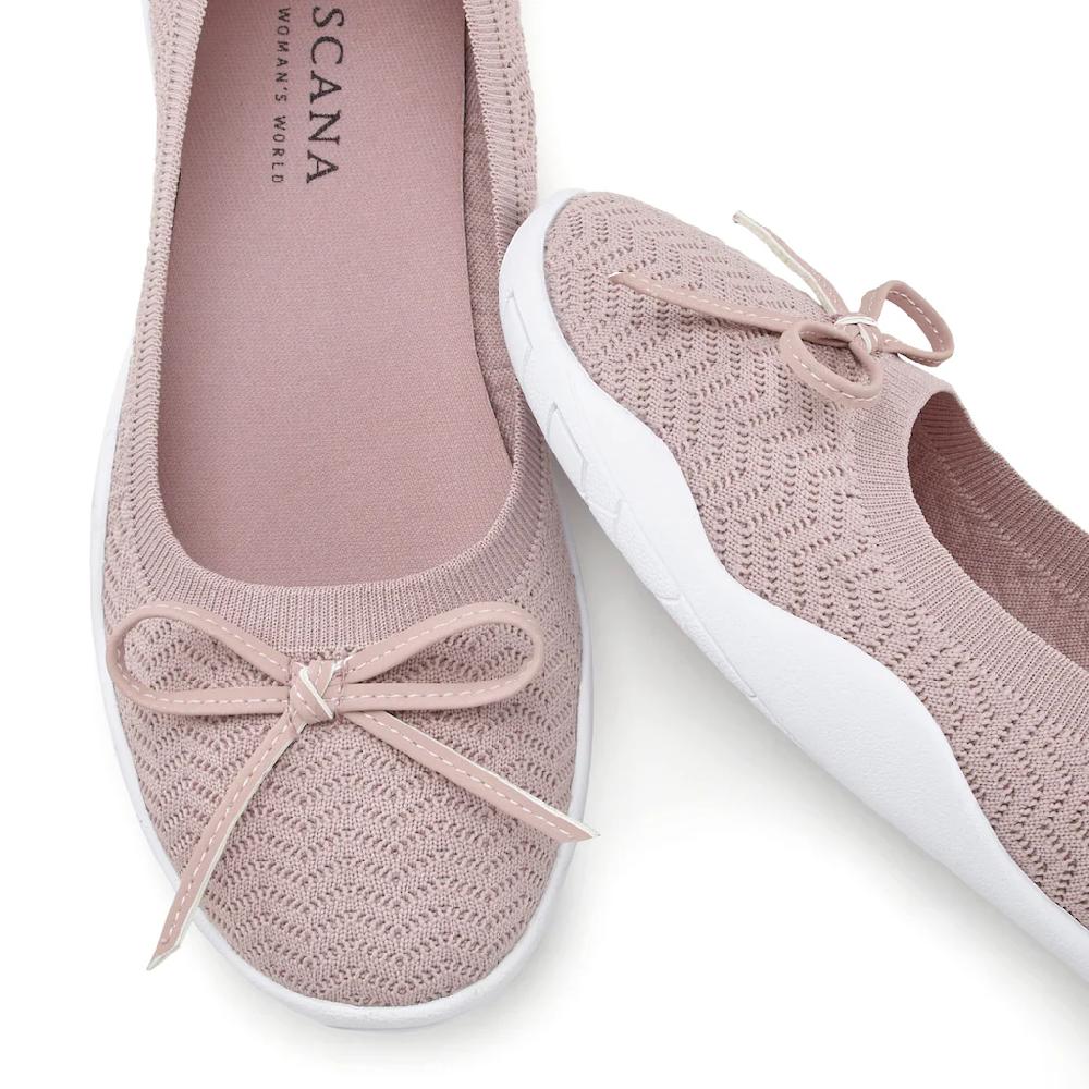 LASCANA Sneaker Ballerinas mit flacher & flexibler Sohle superleicht Slipper Halbschuh VEGAN ▷ für Begrenzte Freigabe